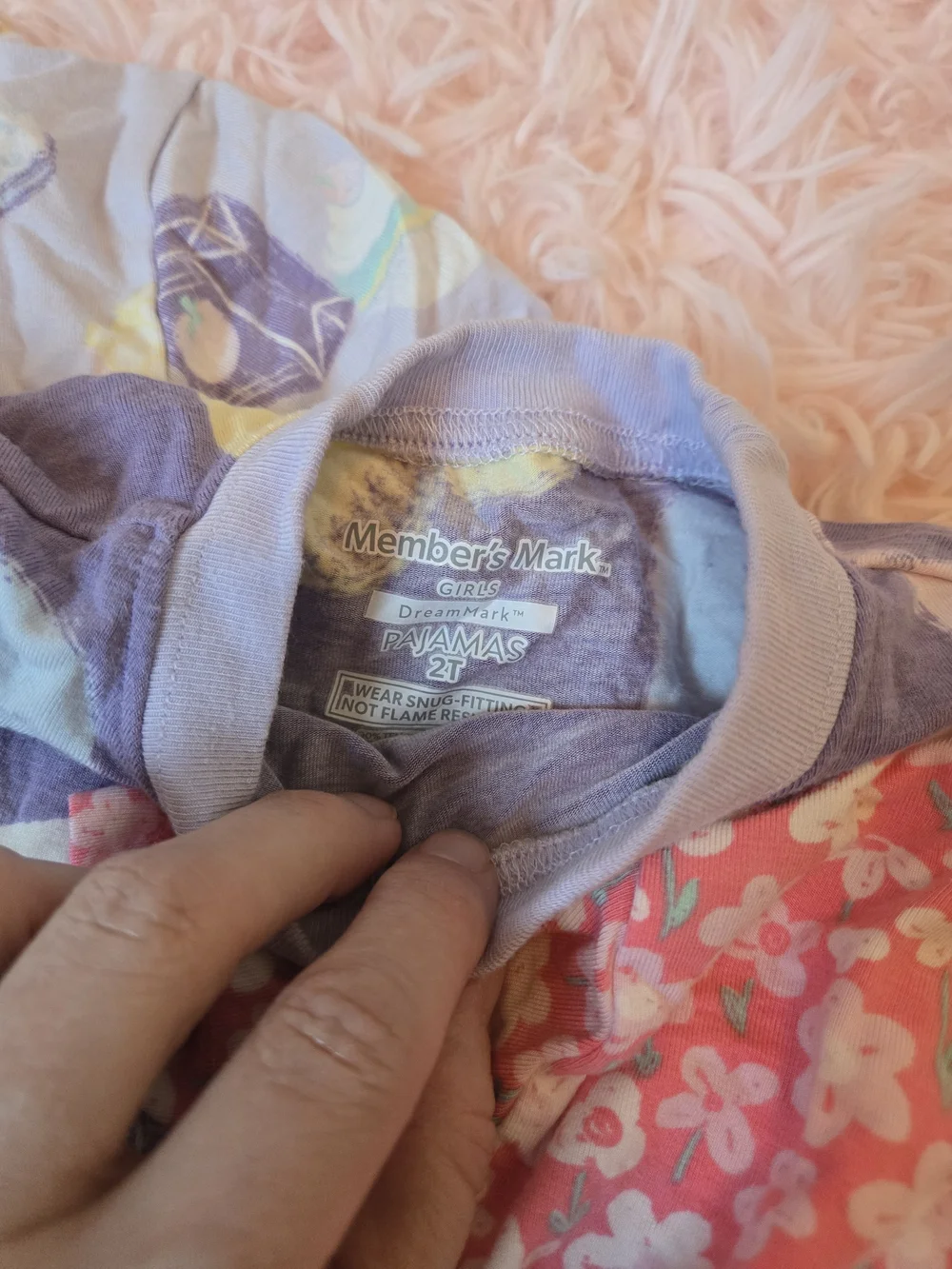 Girls' 3 Pairs Of Jammies